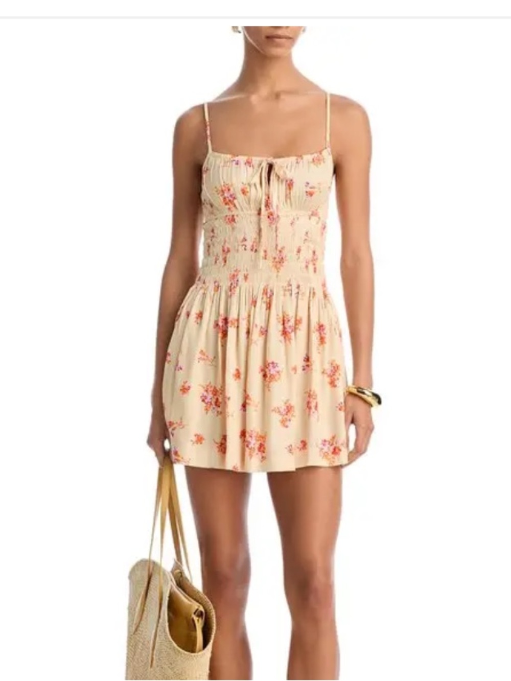 Ciao Lucia Floral Sundress - with Orange & Pink Floral NWT